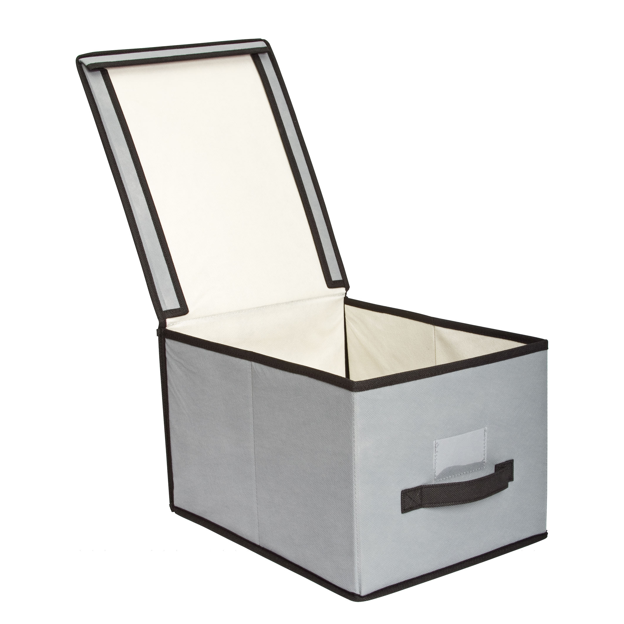 CAJA DE TELA CON TAPA GRANDE 30 X 40 X 25 CM. Art. 1050626. OUTLET